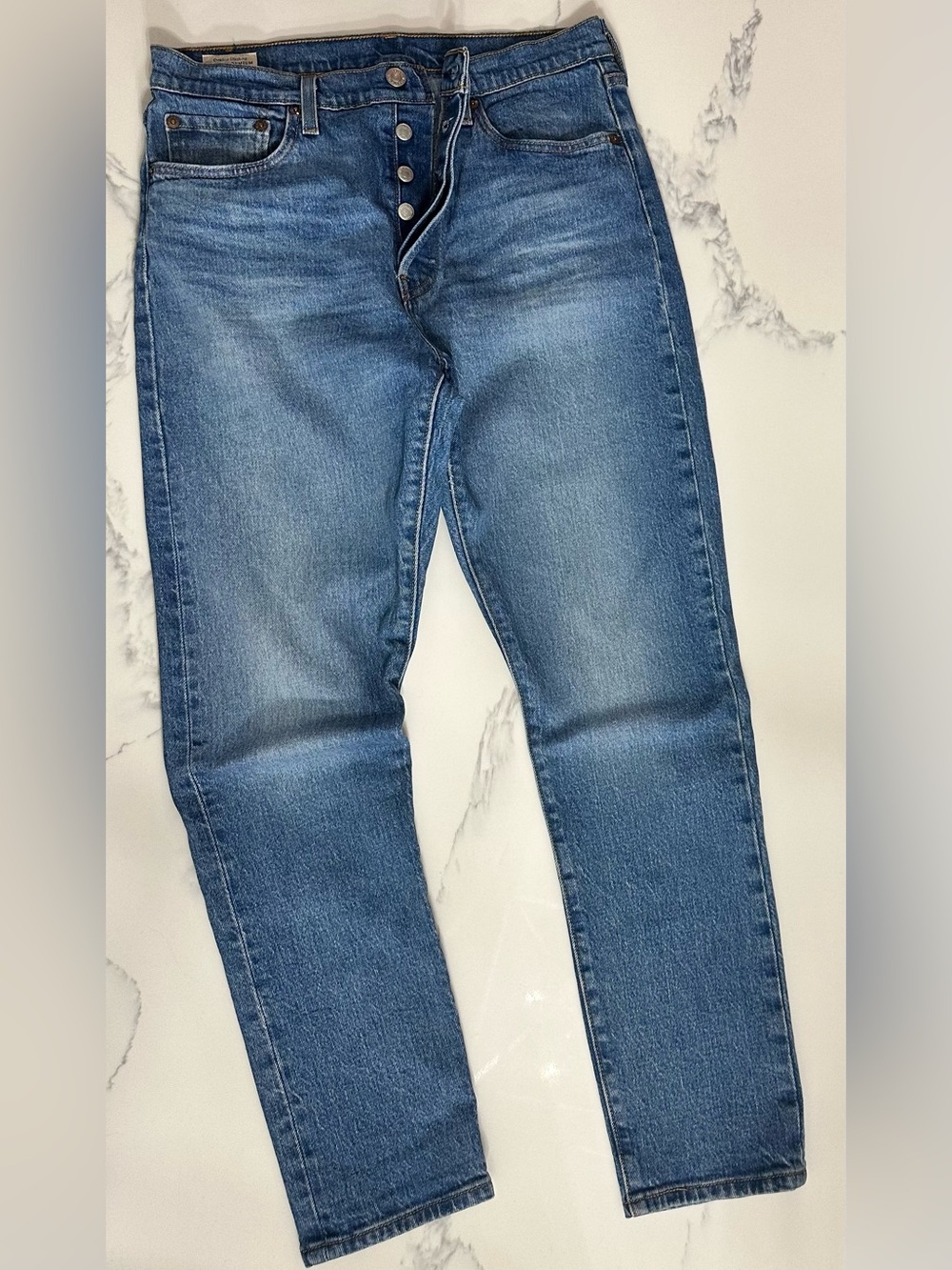 Levi’s 501 SF Premium Women’s W29 L28 Slim Skinny Jeans in Medium Blue